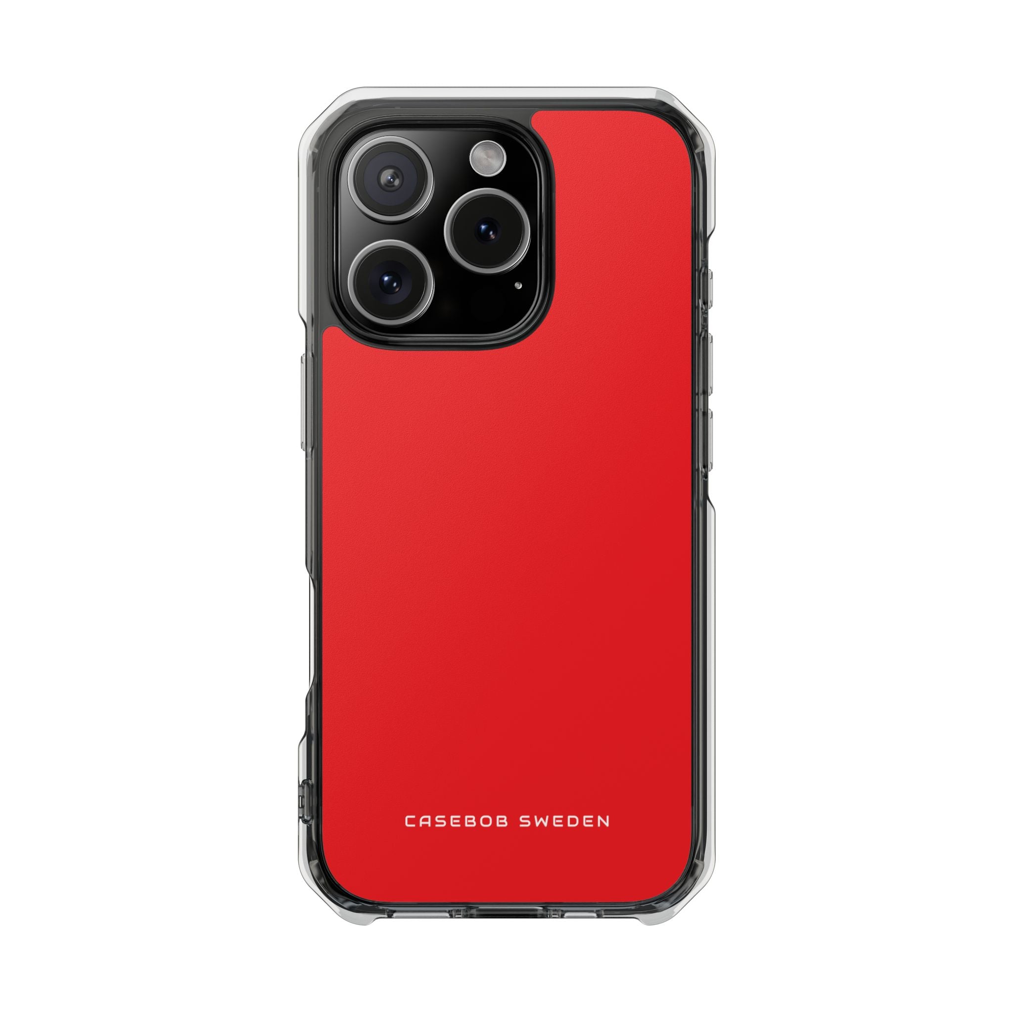 Red iPhone 16 - Clear Impact Phone Case