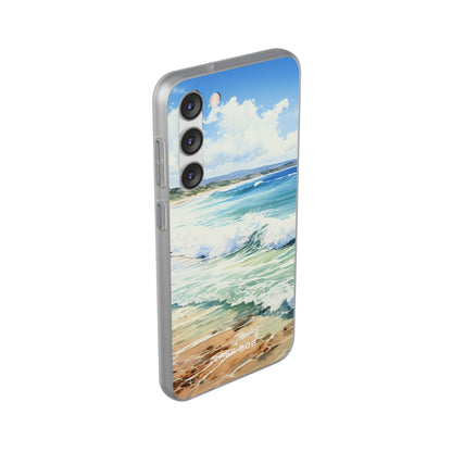 Foamy Wave Breeze Samsung S23 Plus Case - Soft