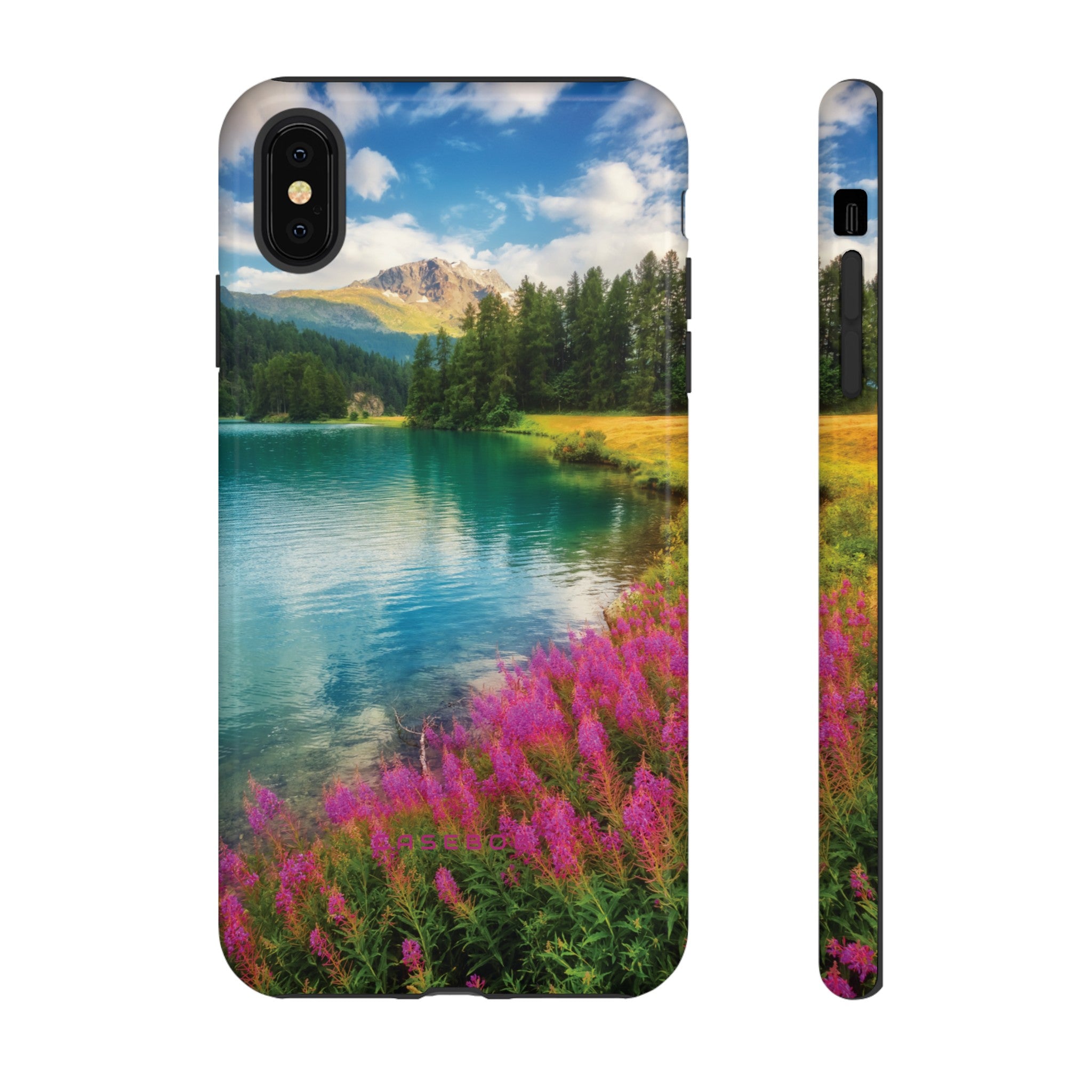 Azure Alpine Lake Phone Case - Protective Phone Case