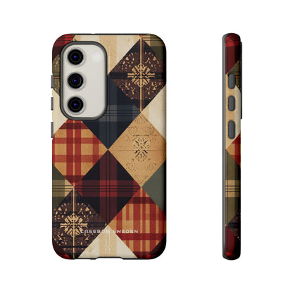 Rustic Geometric Patchwork Harmony Samsung S23 - Tough Phone Case