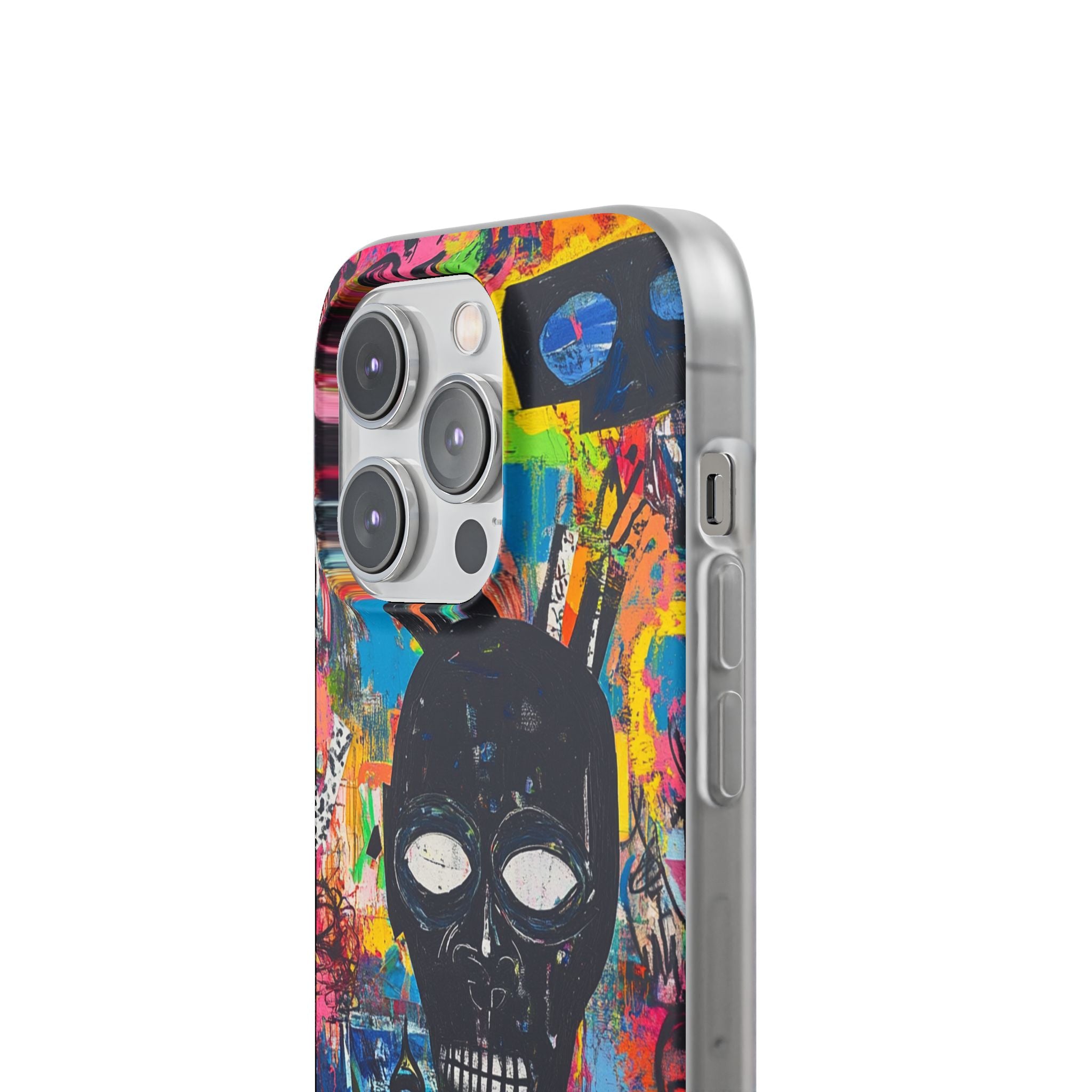 Skull Vortex iPhone 14 Pro Case - Soft