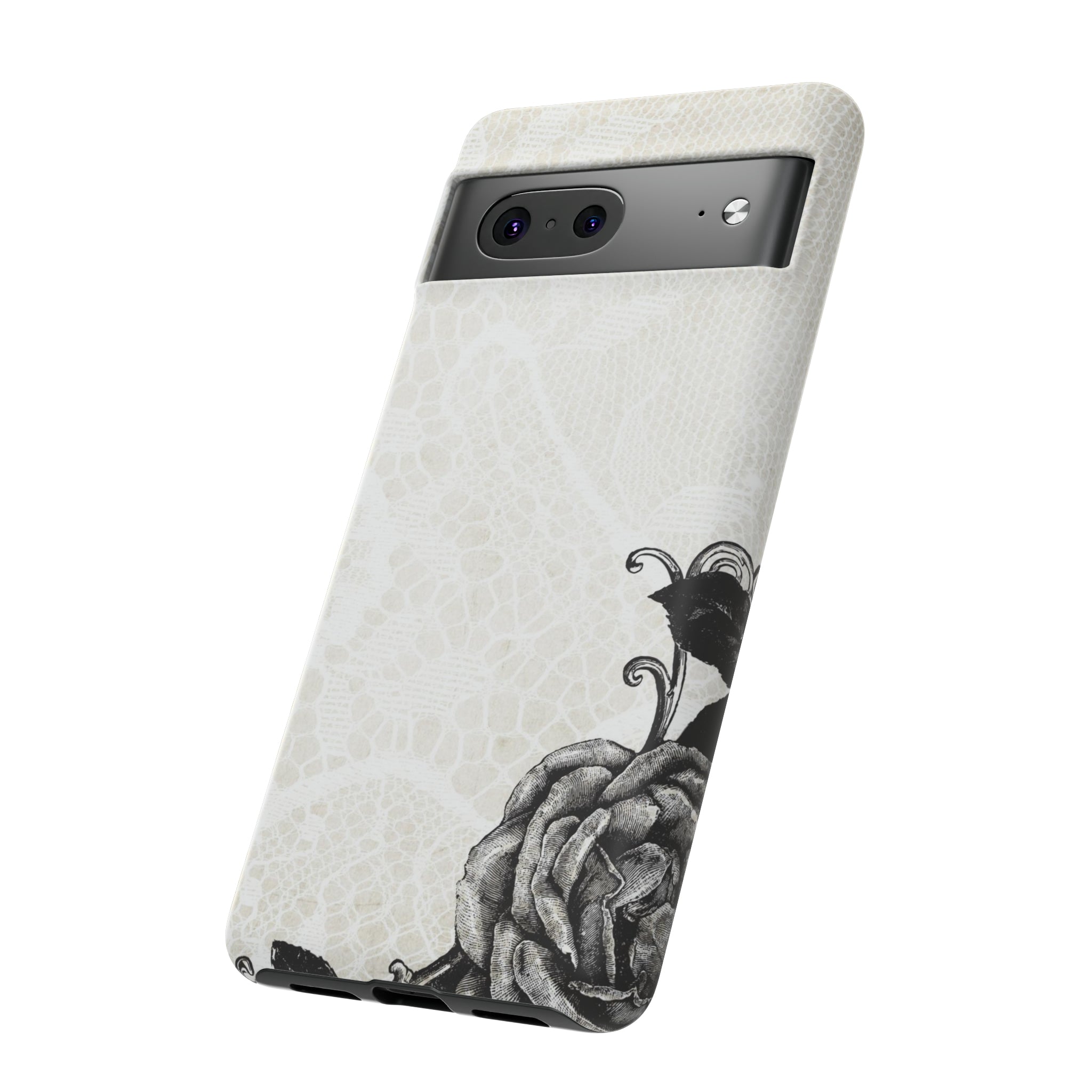 Rosett Gothic Flower - Protective Phone Case