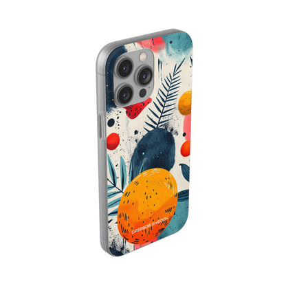 Vibrant Fruit Canvas - Flexi iPhone 14 Phone Case