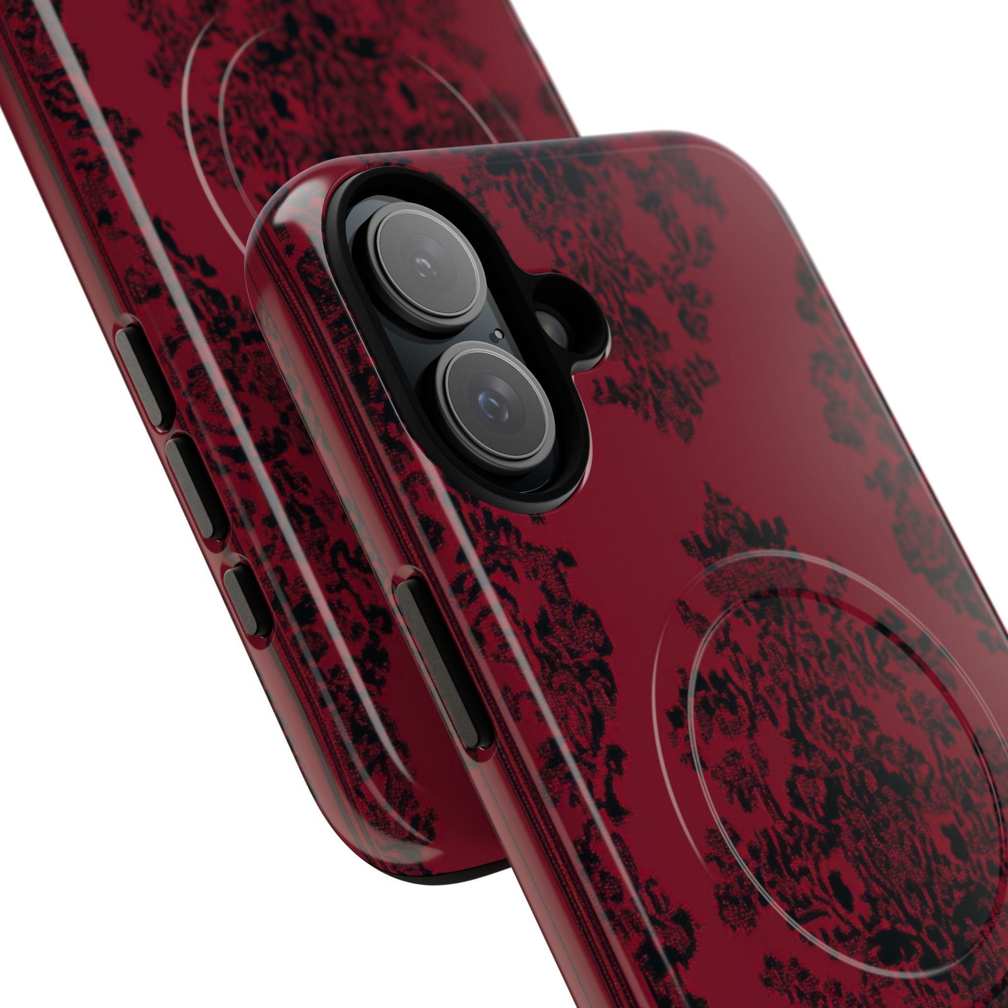 Gothic Crimson Elegance iPhone 16 Tough+ Handyhülle