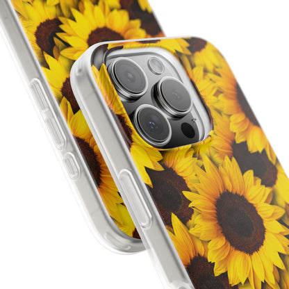 Sunflower Glow iPhone 16 Pro Case - Soft