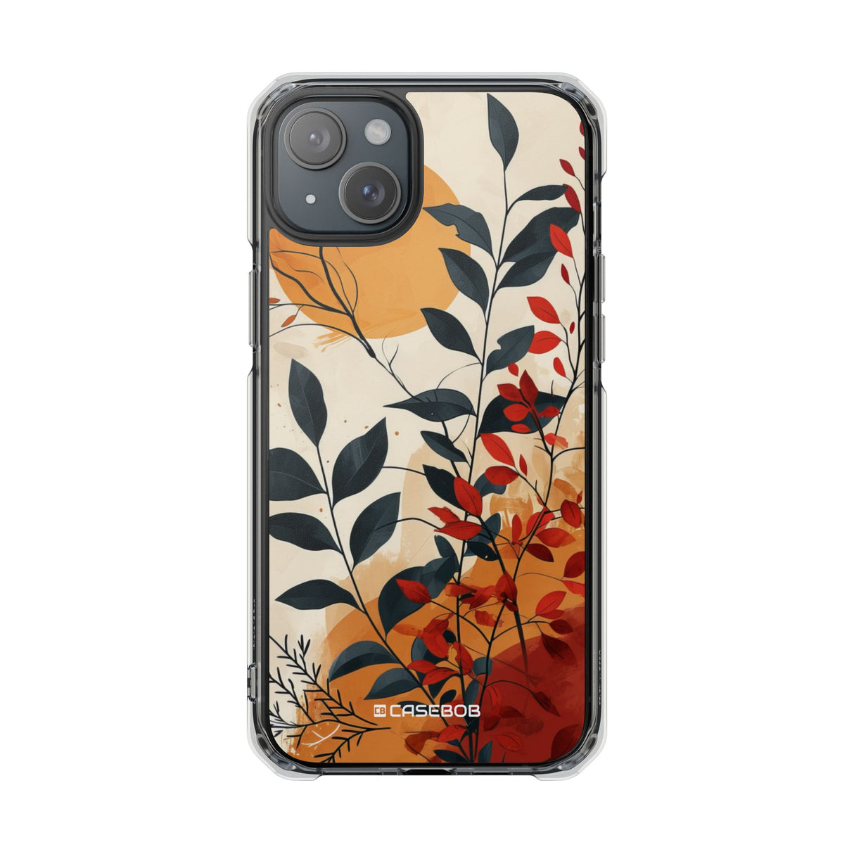 Botanical Serenity – Handyhülle für iPhone (Clear Impact – Magnetisch)