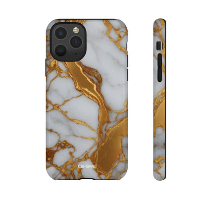 Golden Veins Flow - iPhone Case