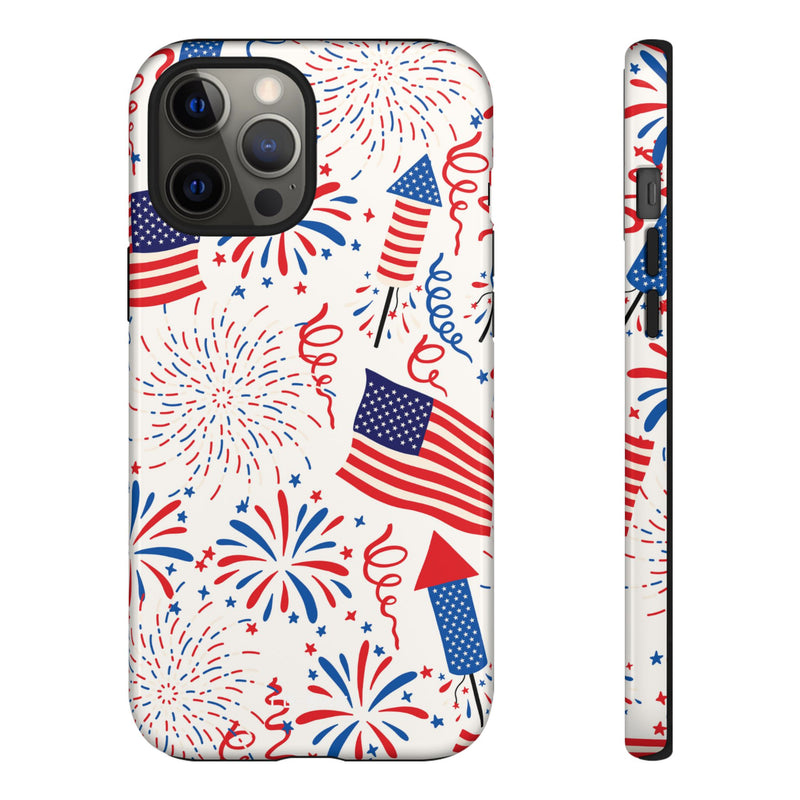 Fireworks Burst Bright - iPhone Case