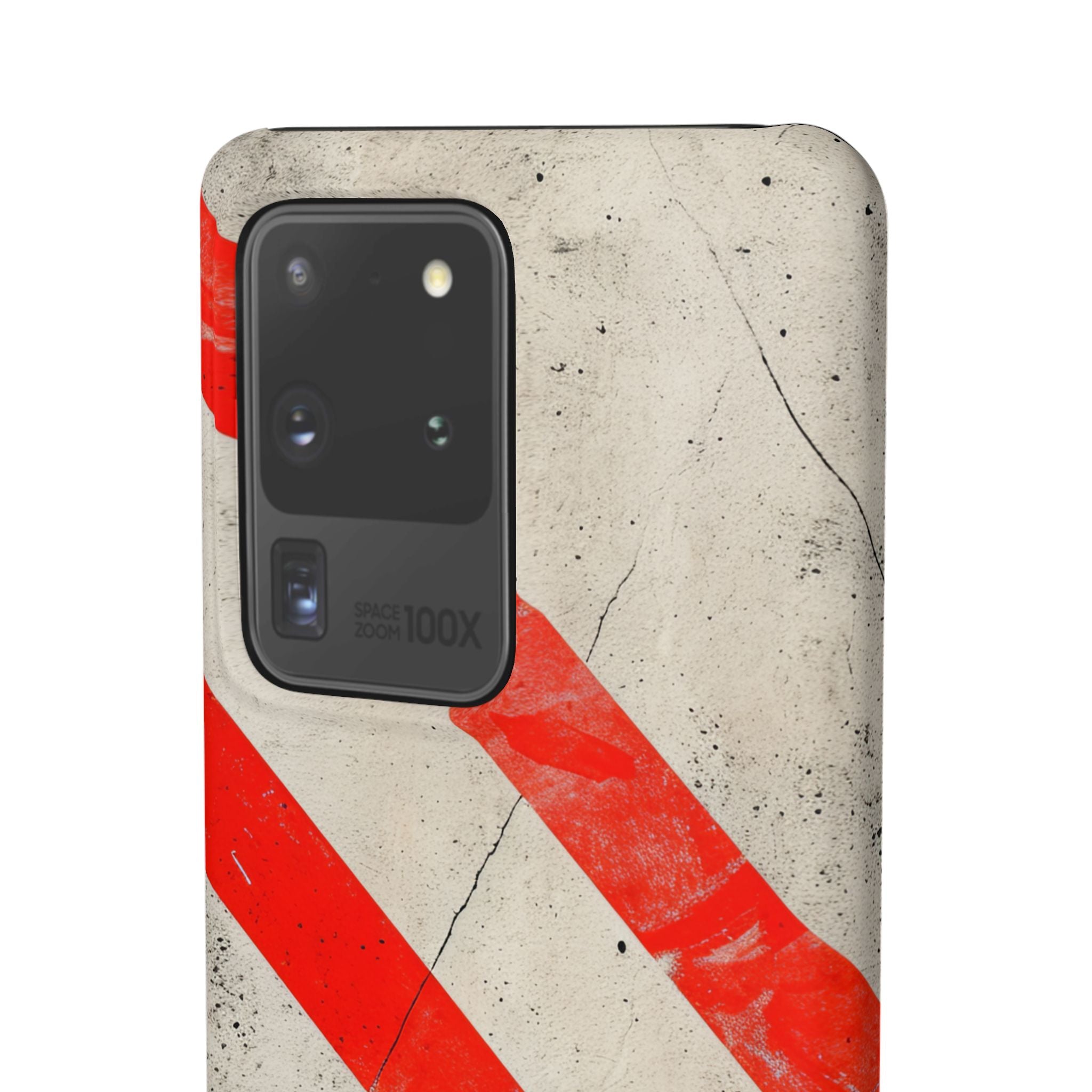 Striker Crimson Stripes Samsung S20 - Slim Phone Case