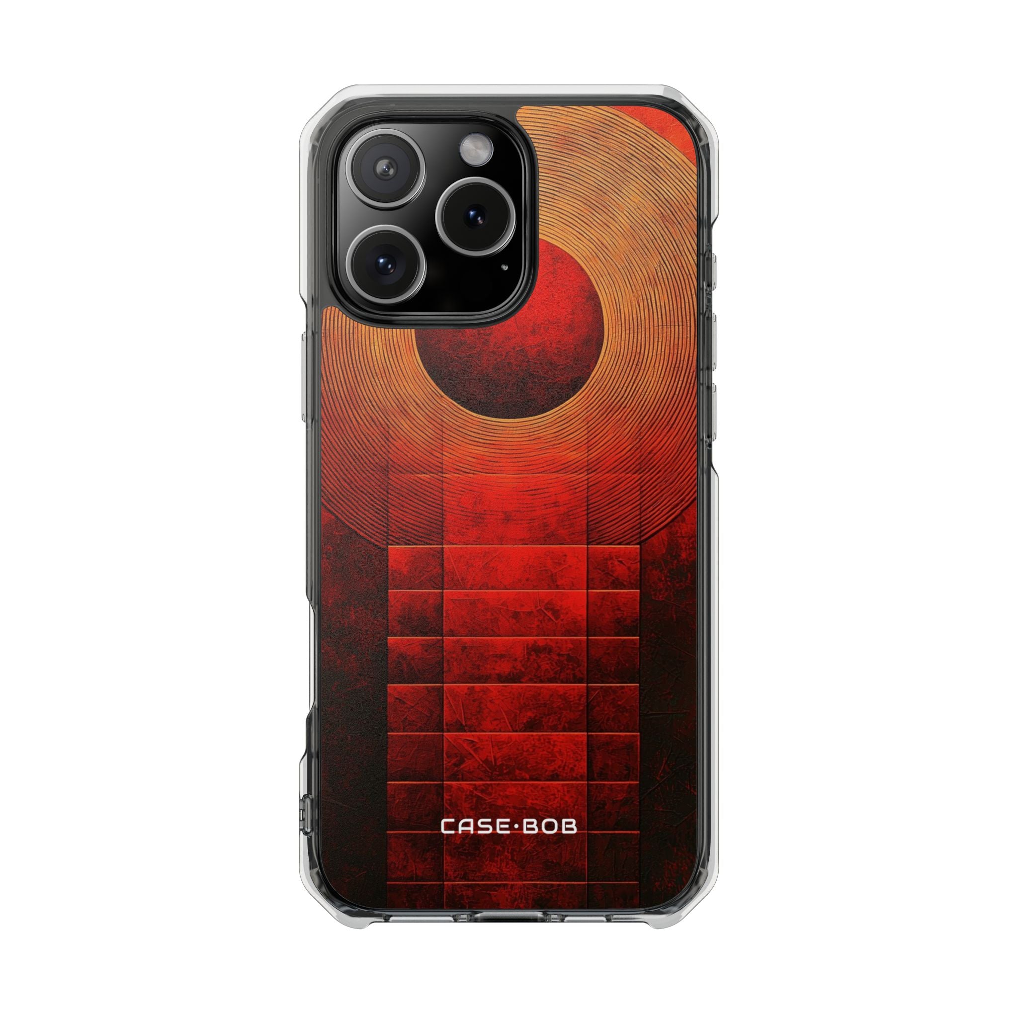 Crimson Orbit iPhone 16 Pro Max Case - Impact
