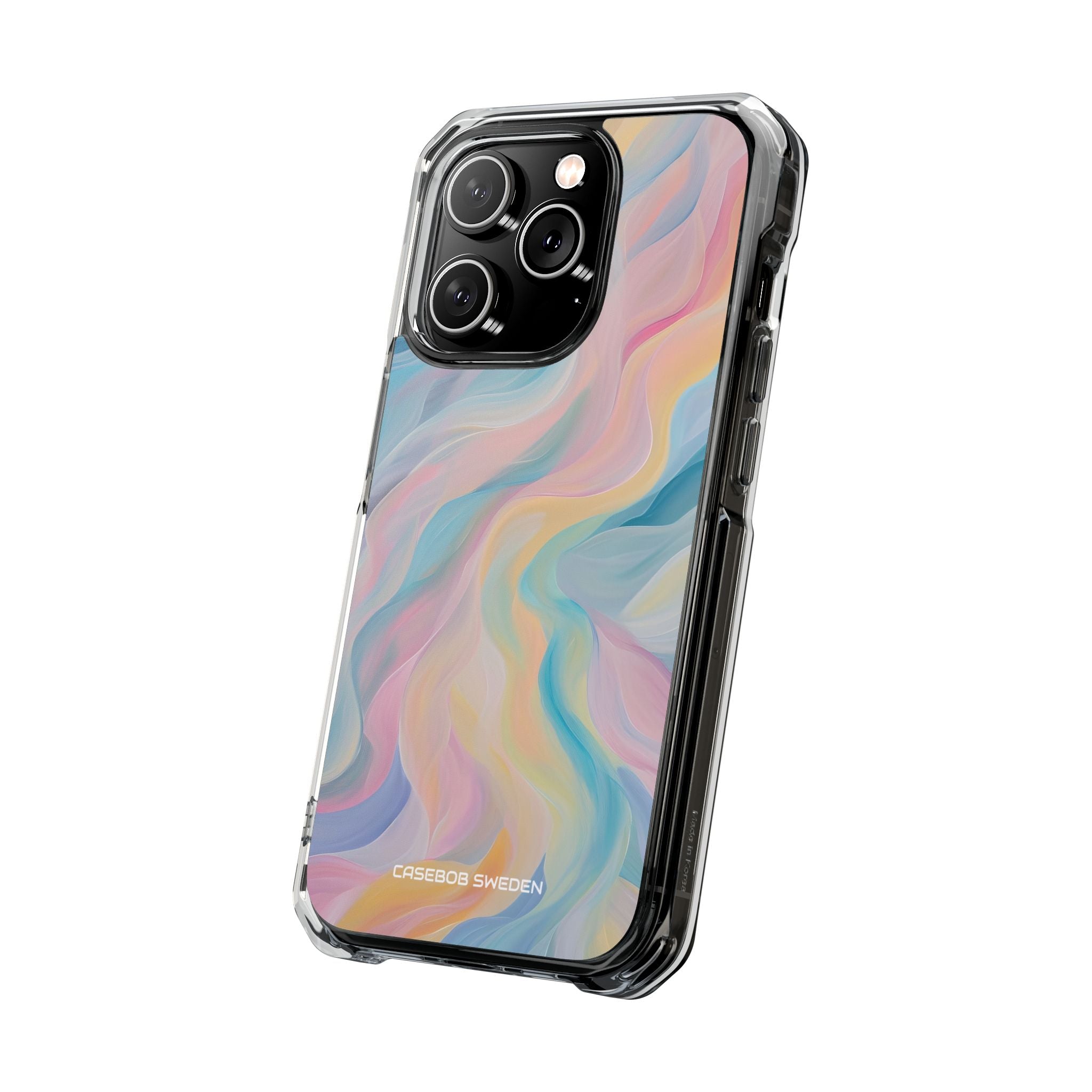 Dreamy Pastel Swirls - Clear Impact iPhone 14 Phone Case