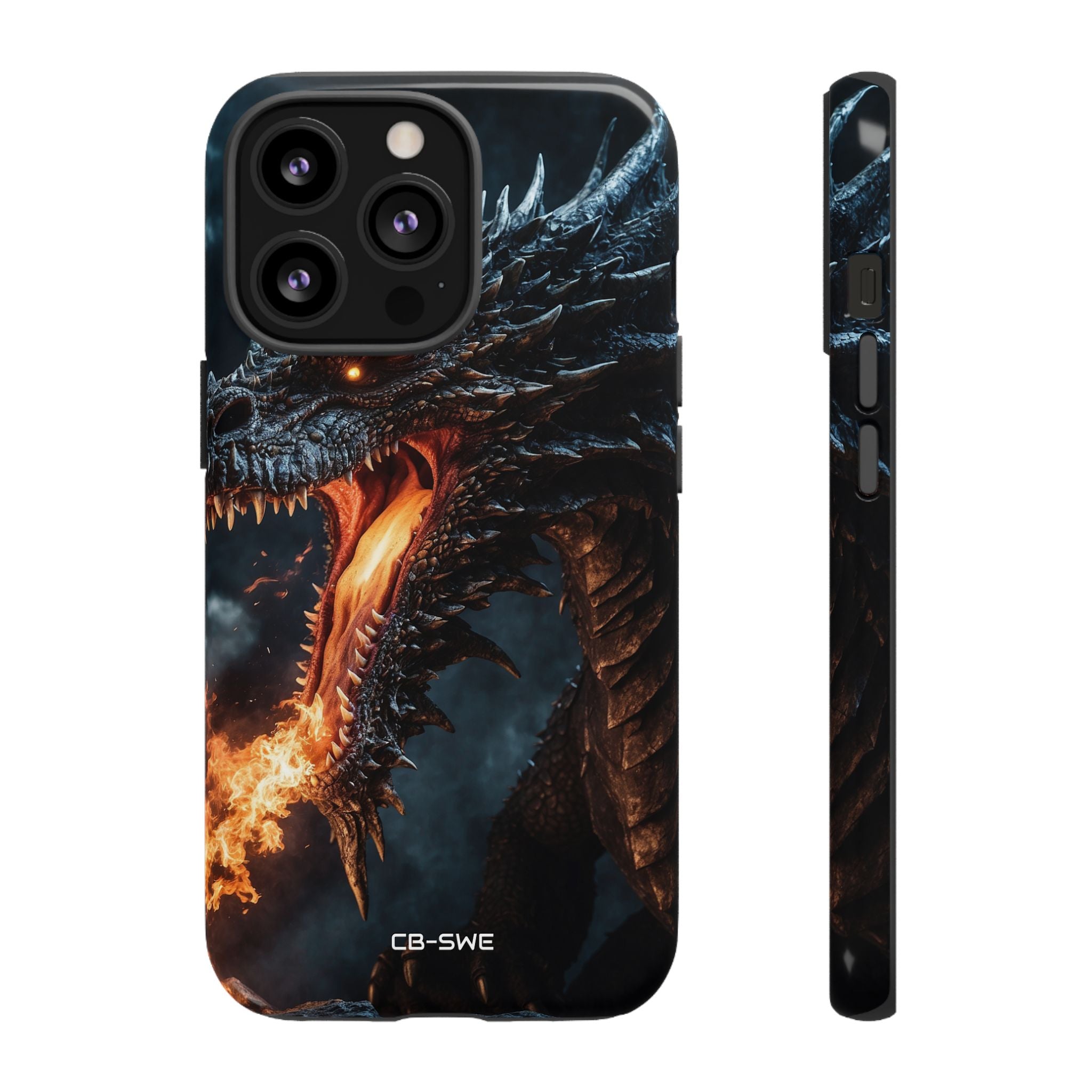 Fiery Breath Erupts - iPhone Case