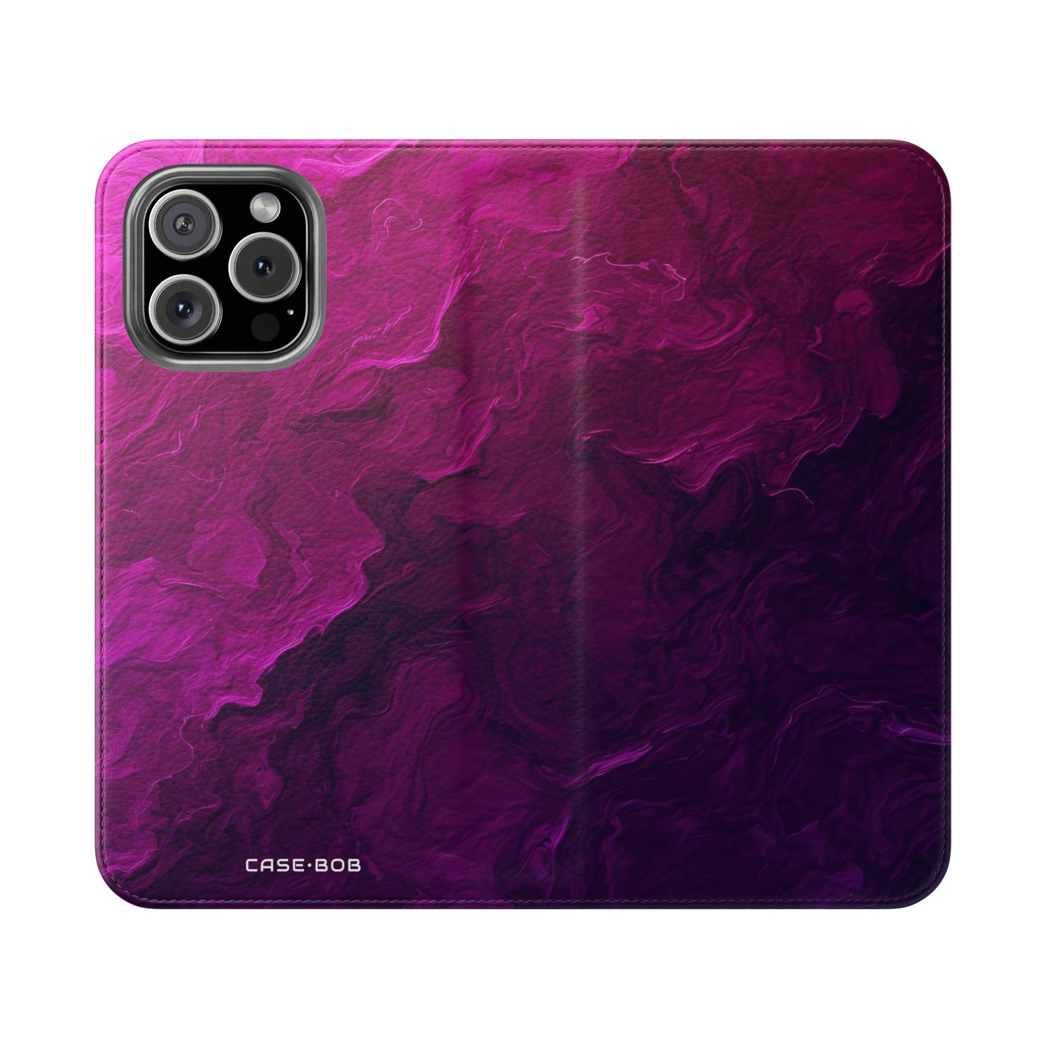 Purple Swirl - iPhone 16 Max Case - Wallet