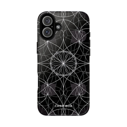 Midnight Bloom iPhone 16 Plus Case - Tough