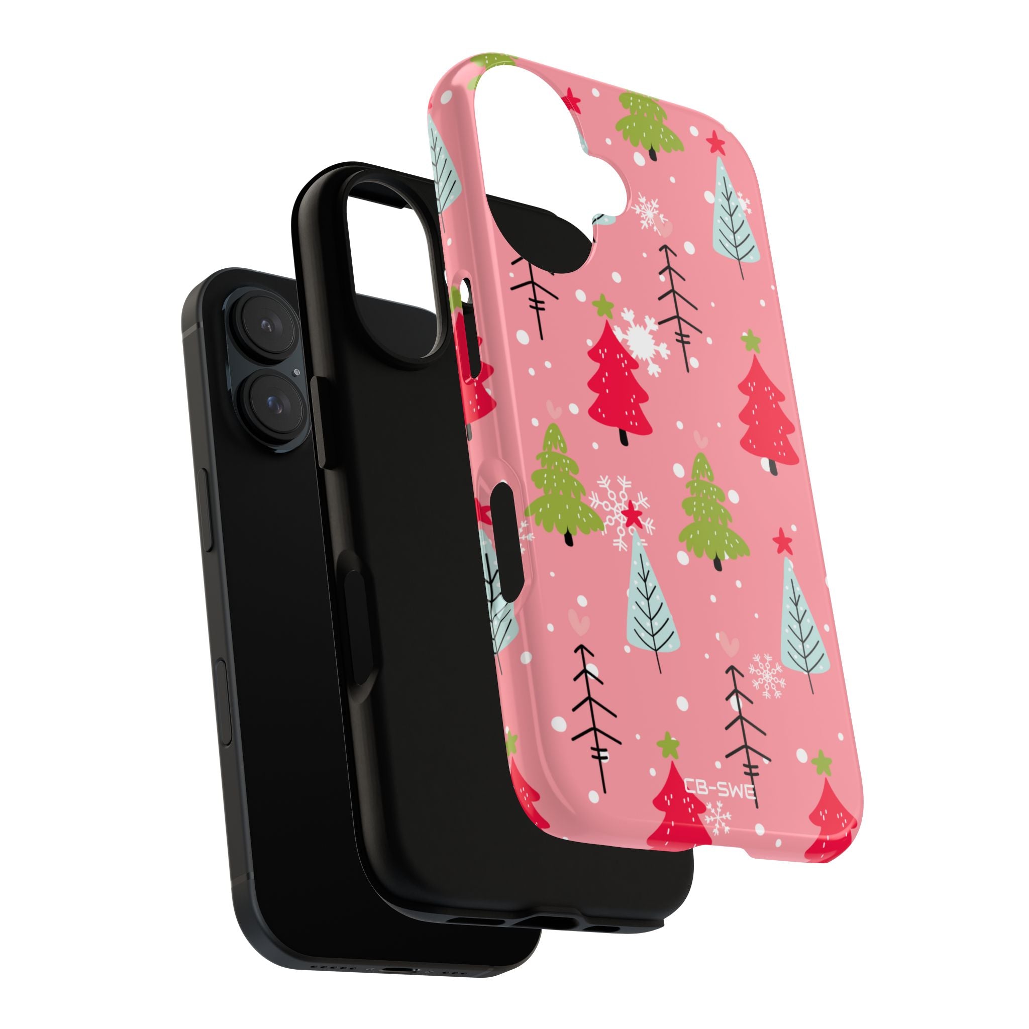 Festive Trees Dance - iPhone Case