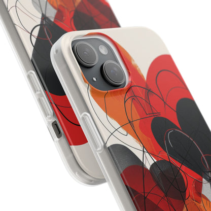 Fiery Hearts | Flexible Phone Case for iPhone