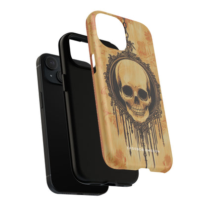 Gothic Skull Elegance iPhone 15 | Tough+ Phone Case