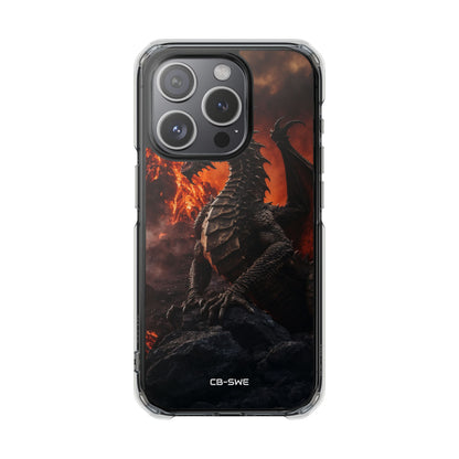 Fiery Dragon Soars iPhone Case - Impact