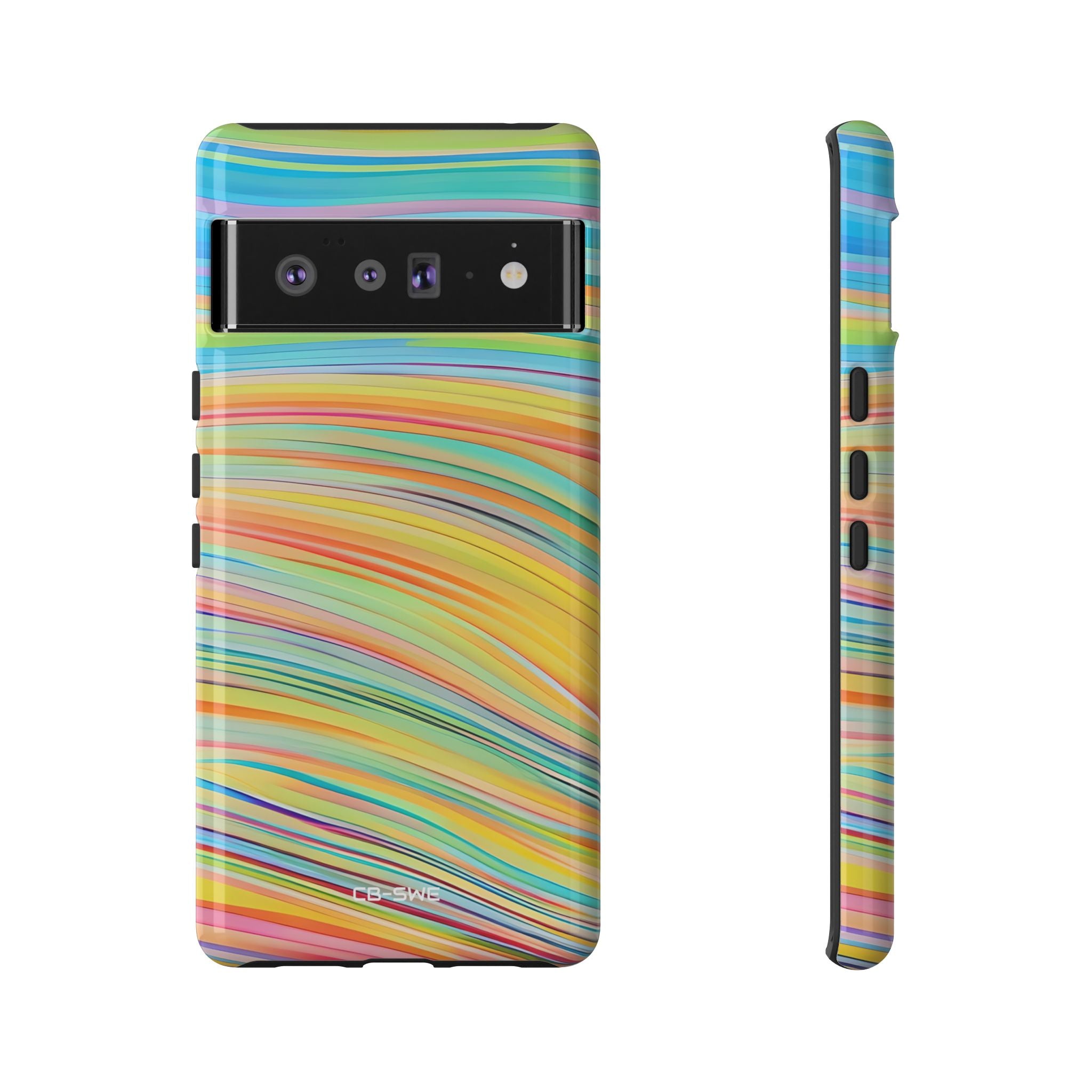 Vibrant Rhythmic Waves - Google Pixel Case