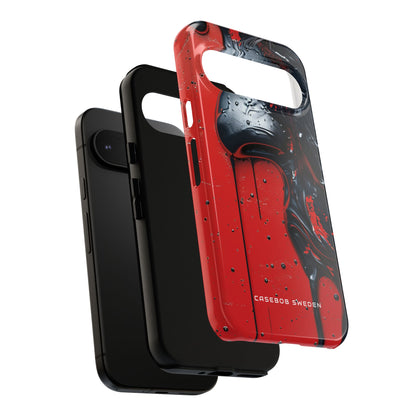 Chaotic Red Surge Google Pixel 9 - Tough Phone Case