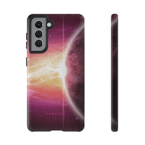 Purple Planets in Space - Protective Phone Case