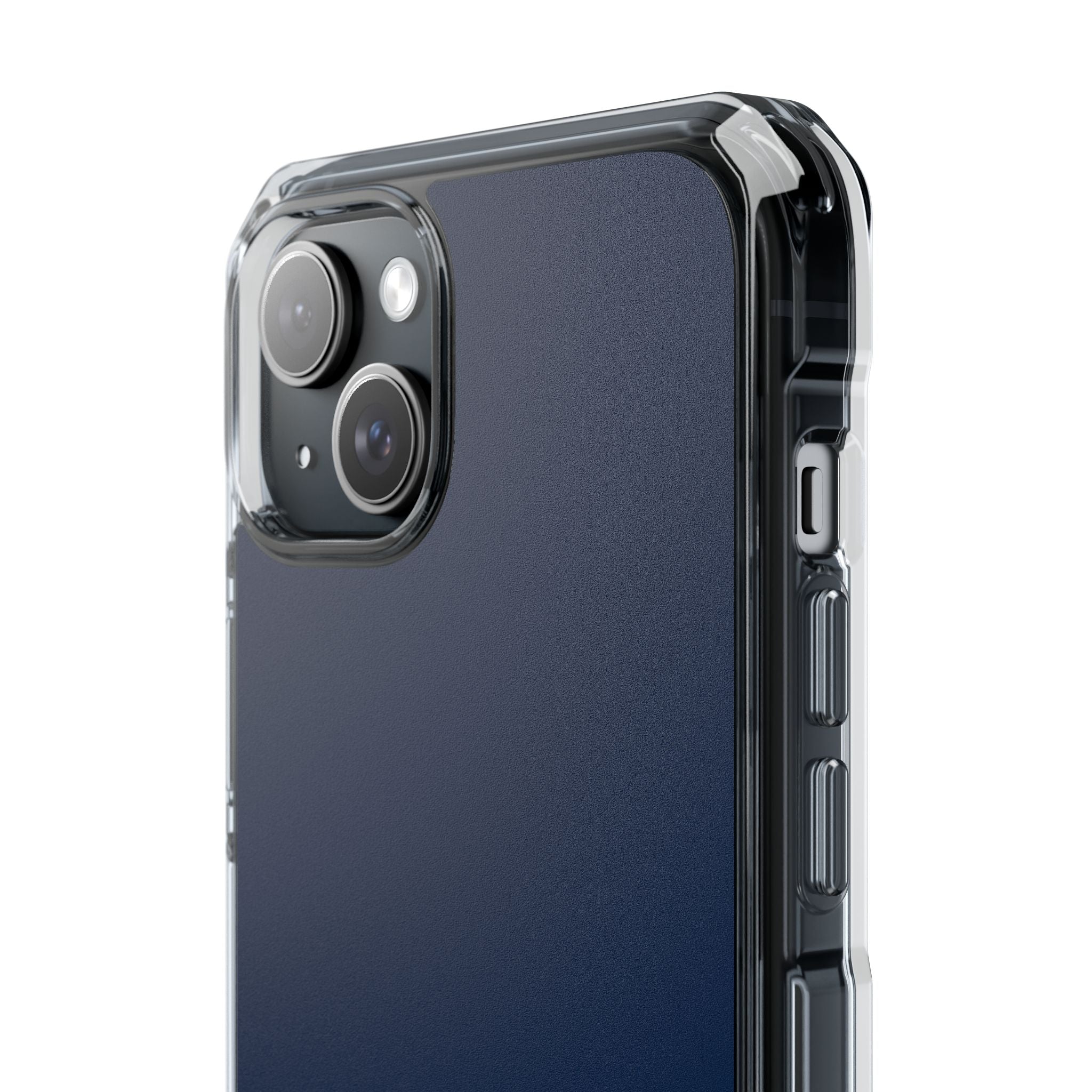 Oxford Blue - Clear Impact Case for iPhone