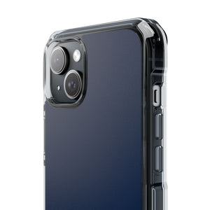 Oxford Blue | Handyhülle für iPhone (Clear Impact Case – magnetisch) 