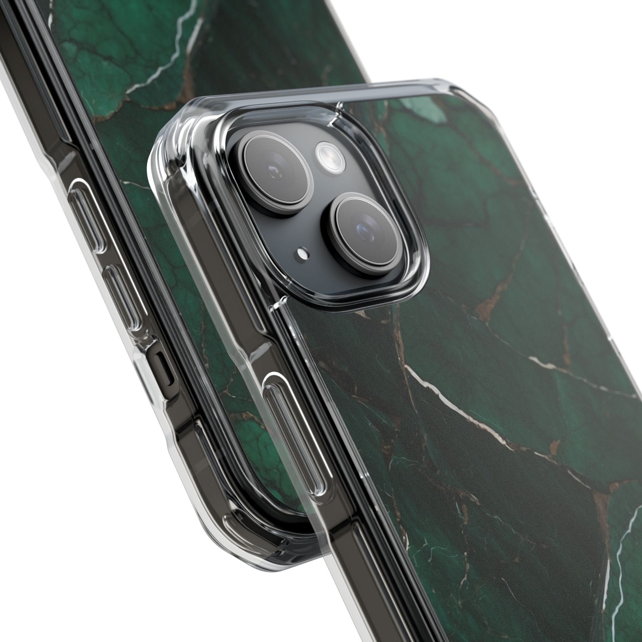 Emerald Veins Flow iPhone Case - Impact
