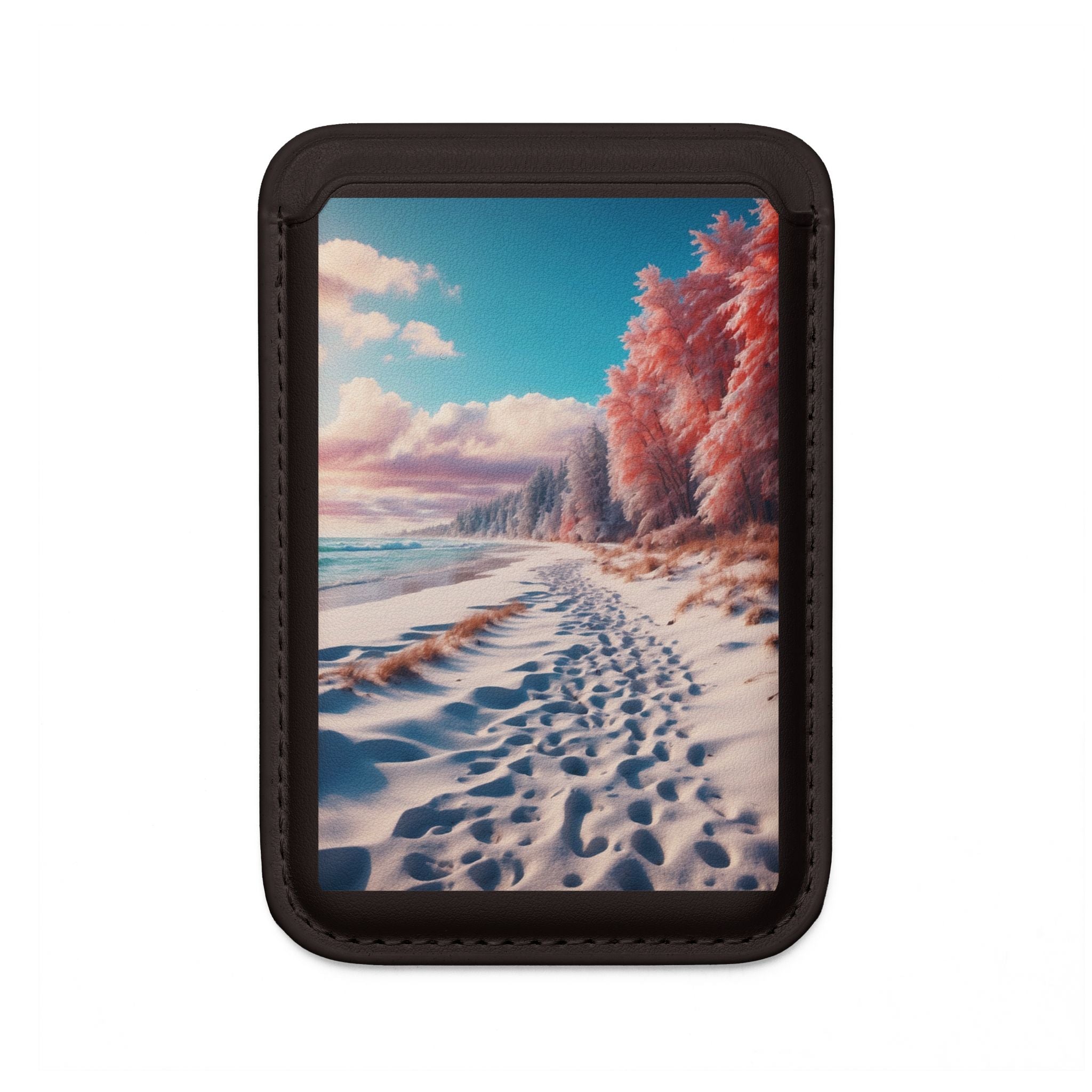 Snowy Footprints Wallet – MagSafe Ready