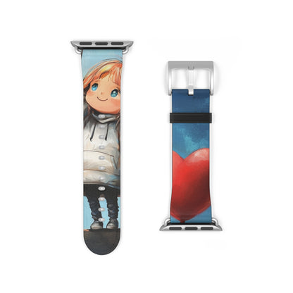 Heart Balloon Glow - Watch Band