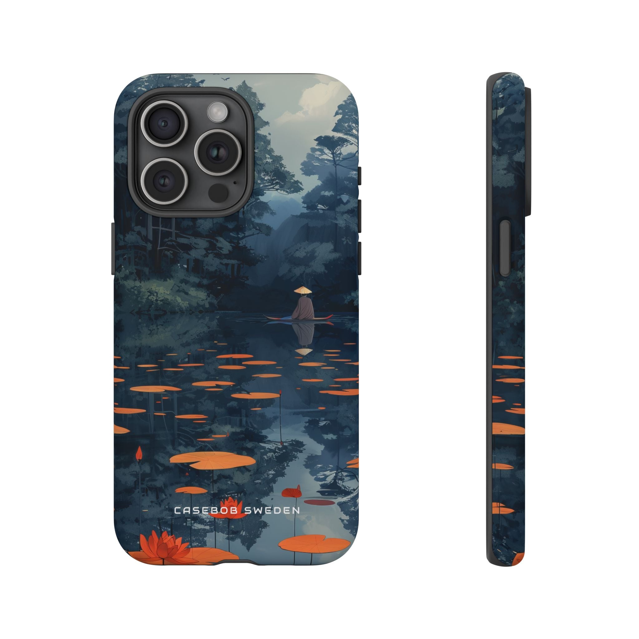 Tranquil Lotus Reflections iPhone 15 - Tough Phone Case