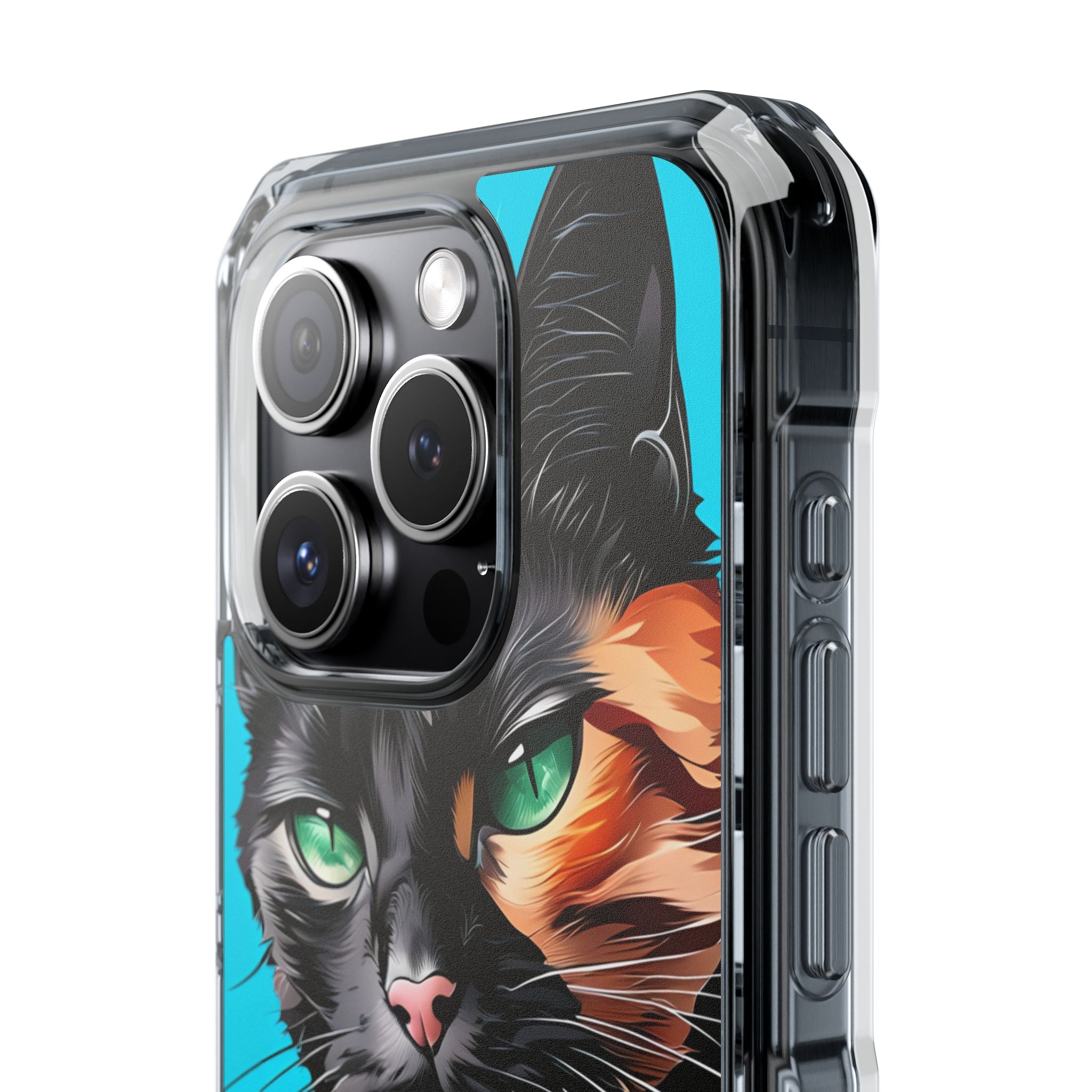 Curious Cat Stare iPhone Case - Impact