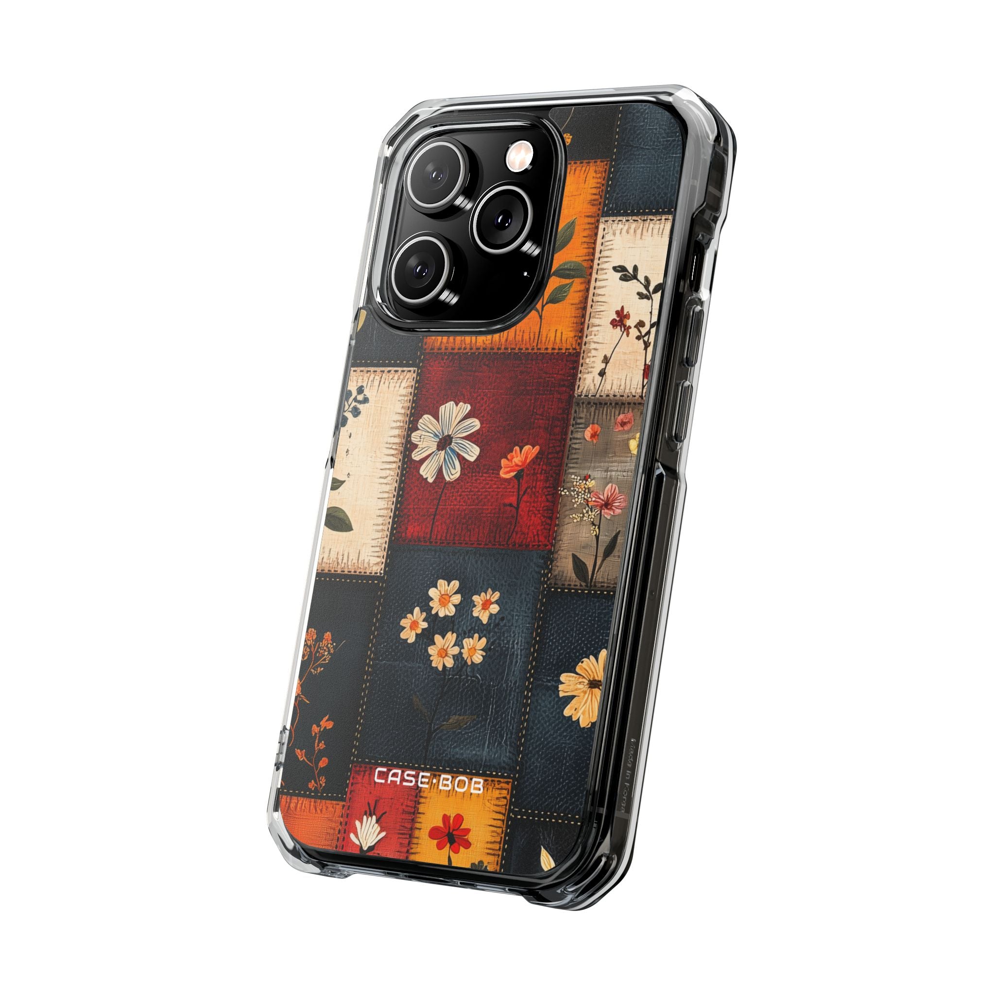 Patchwork Blooms iPhone 14 Pro Case - Impact