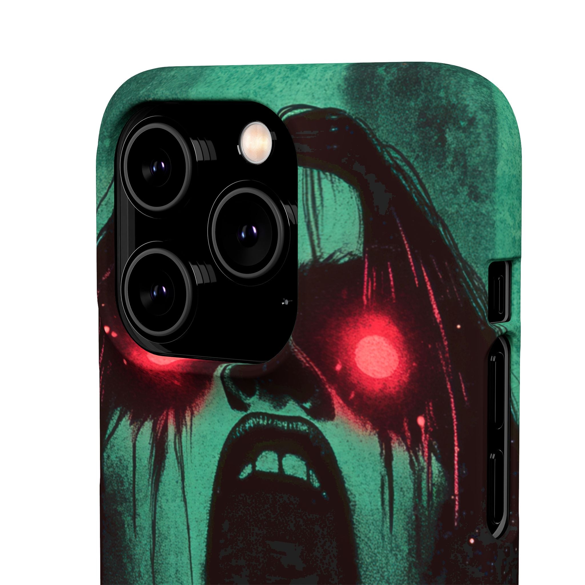 Haunting Glow of Gothic Eyes iPhone 14 - Slim Phone Case