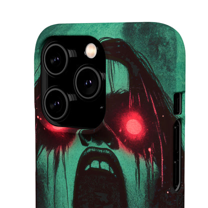 Haunting Glow of Gothic Eyes iPhone 14 - Slim Phone Case