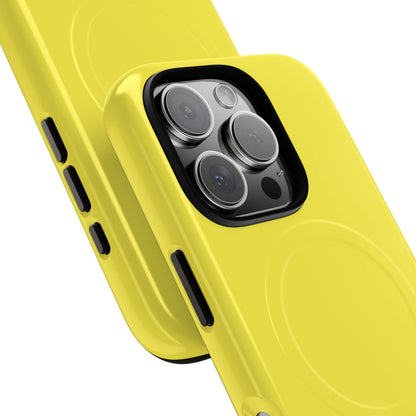 Lemon Yellow - Tough + MagSafe® iPhone 16 Phone Case