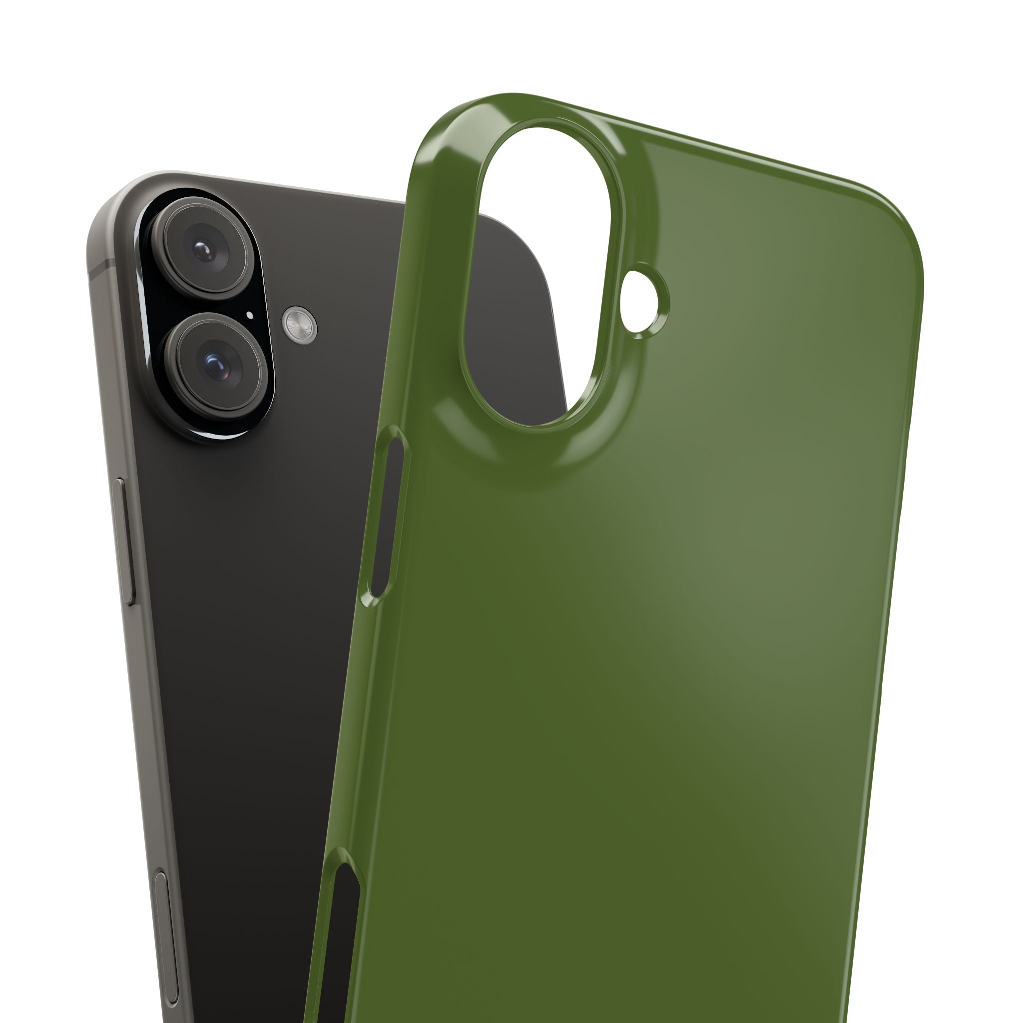 Dark Olive Green iPhone 16 - Slim Phone Case