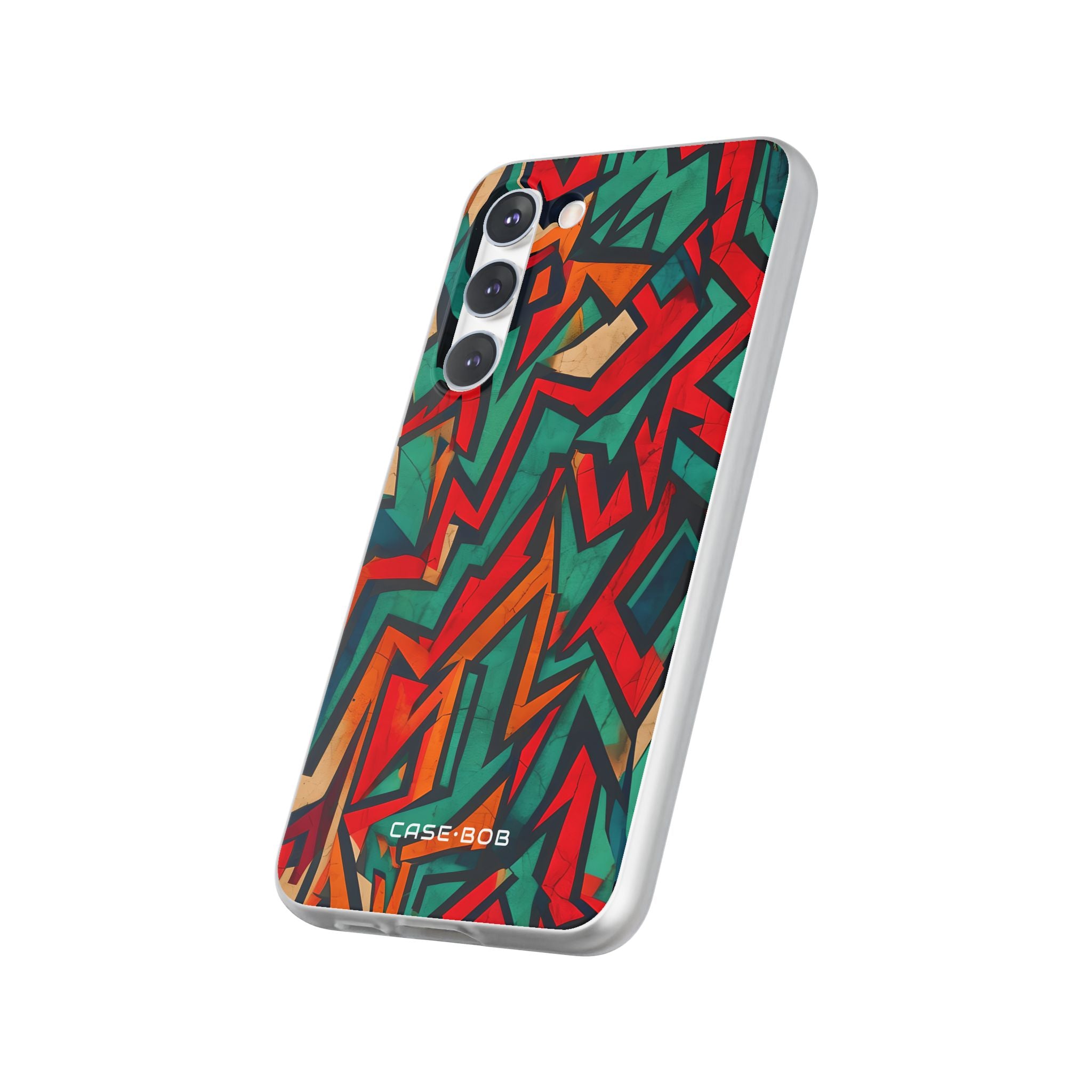 Crimson Zigzag Samsung S23 Plus Case - Soft