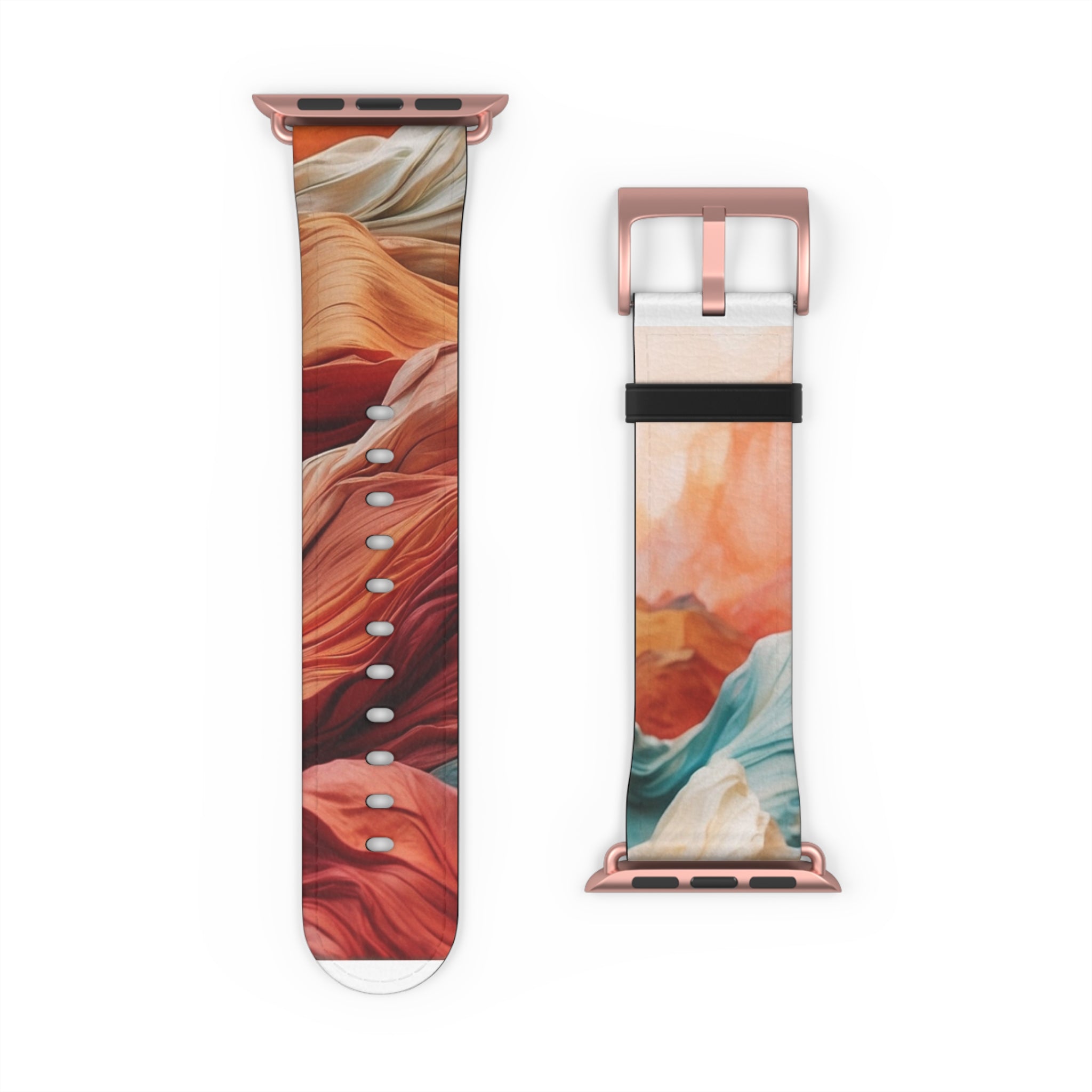 Fabric Peaks Sunset - Watch Band