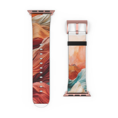 Fabric Peaks Sunset - Watch Band