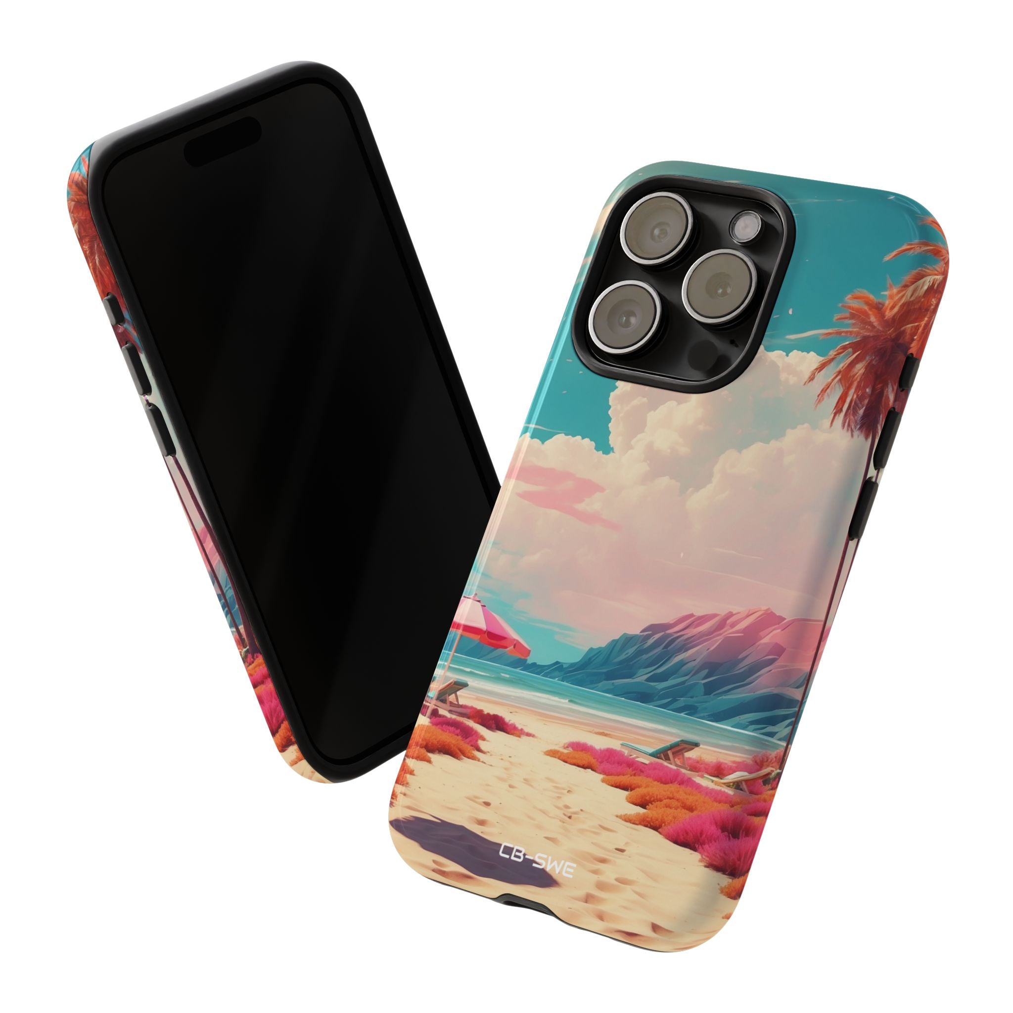 Vibrant Umbrellas Stand - iPhone Case