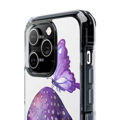 Whimsical Butterfly Perch iPhone Case - Impact