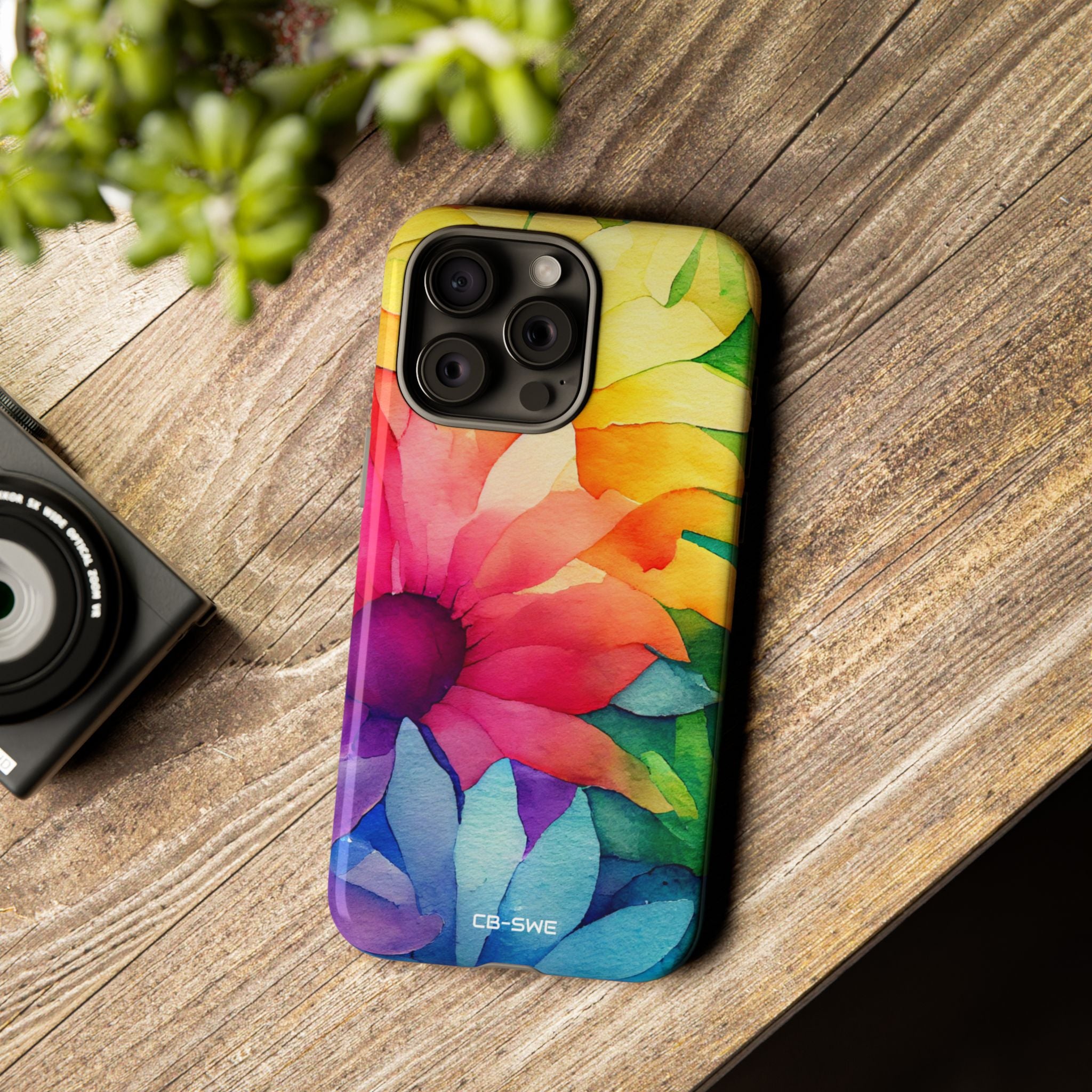 Vibrant Floral Symphony - iPhone Case