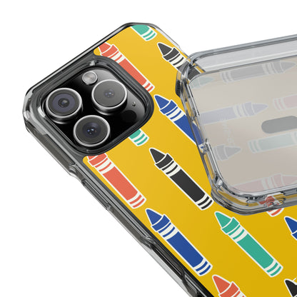 Crayons Dance Joyfully iPhone Case - Impact