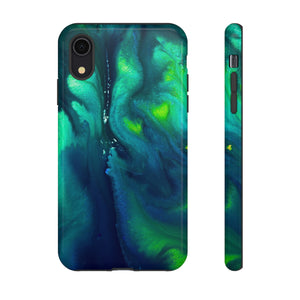 Northen Light Ink Art iPhone Case (Protective) iPhone XR Glossy Phone Case