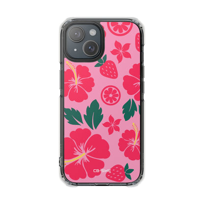 Tropical Hibiscus Harmony iPhone Case - Impact