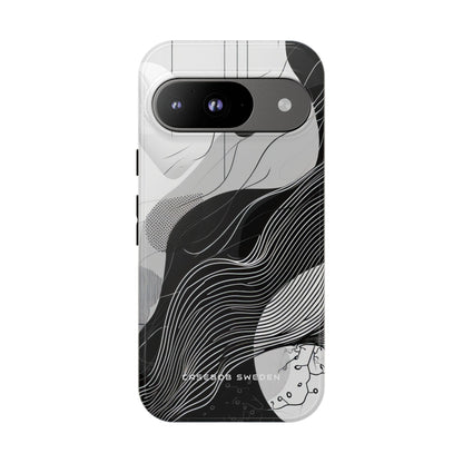 Fluid Geometry Fusion Google Pixel 9 - Tough Phone Case