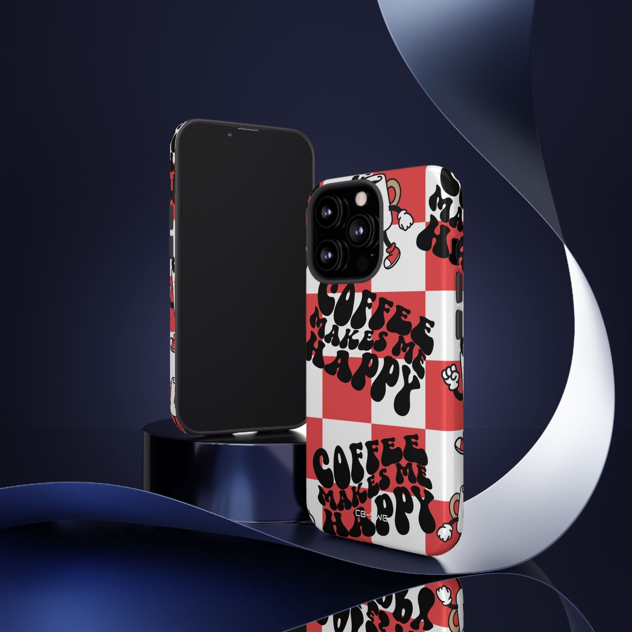 Joyful Coffee Celebration - iPhone Case