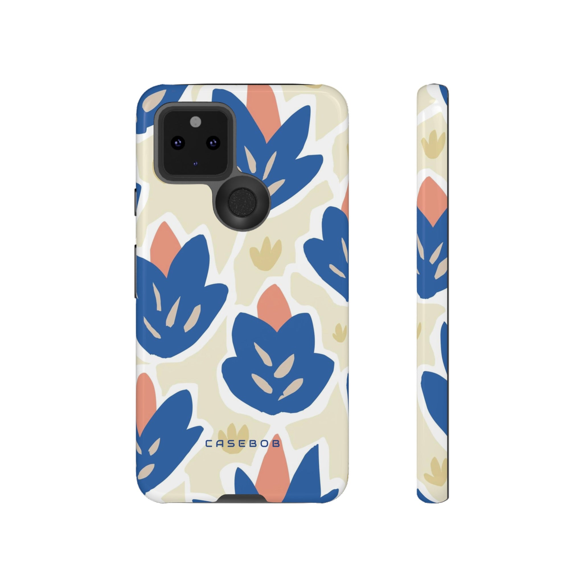 Blue Happy Flower - Protective Phone Case