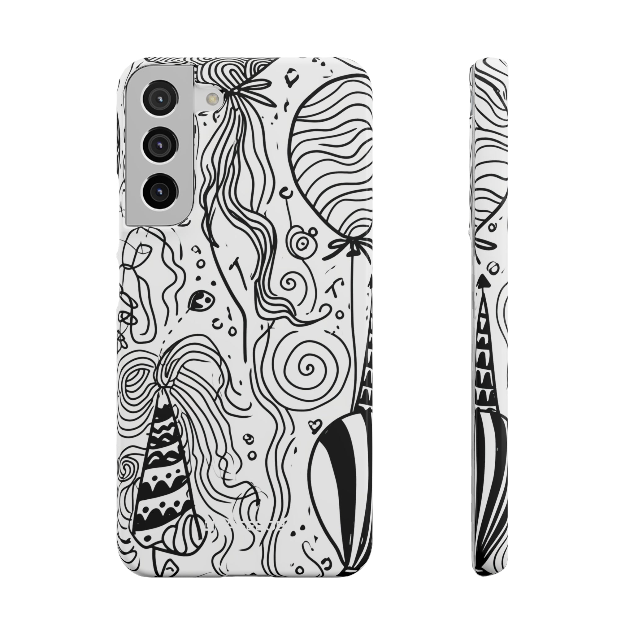 Whimsical Festivity | Slim Phone Case for Samsung